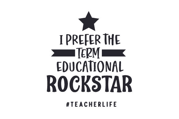 Educational Rockstar: A Fresh Embroidery Take for Teacherlife
