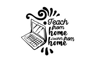 Teach from Home Learn from Home Embroidery Design Review