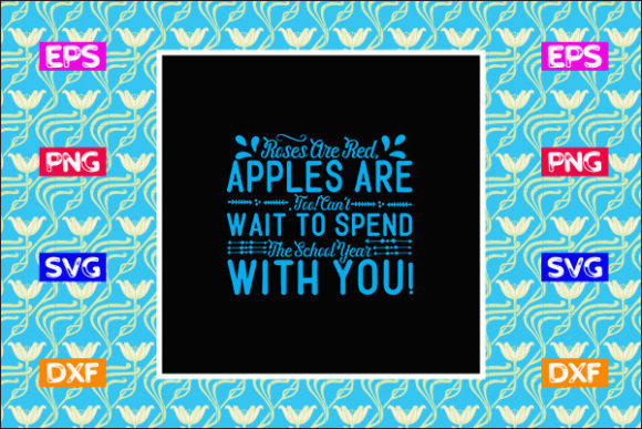 Teacher SVG Design Review: Roses, Apples & Stitching